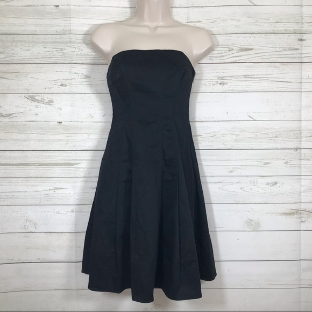 Express Black Strapless Cocktail Mini Dress LBD